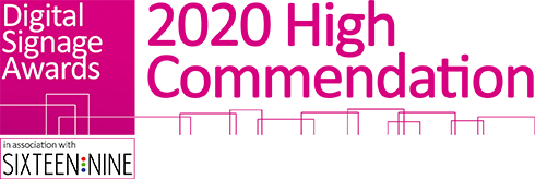 Userful remporte la mention très bien 2020 aux Digital Signage Awards en association avec Sixteen Nine